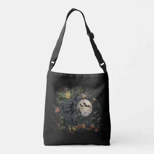 Witches Party Night Crossbody Tas (Achterkant)