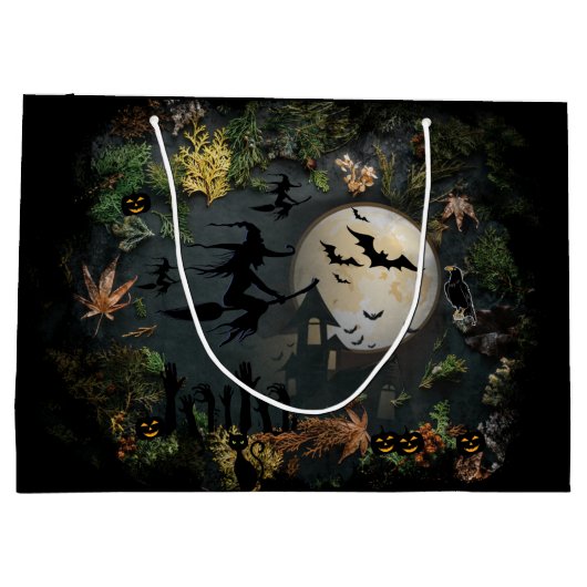 Witches Party Night Groot Cadeauzakje (Achterkant)