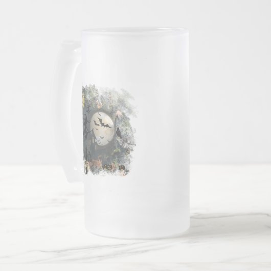 Witches Party Night Matglas Bierpul (Voorkant links)