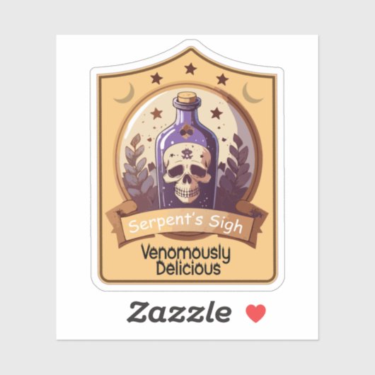 Witches Potion Serpent's Sigh Label (Vel)