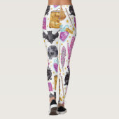 Witches Potion Waterverf Halloween Leggings (Achterkant)