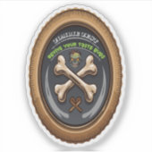 Witches Potion Zombie Zest Label (Voorkant)