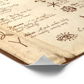 WITCHES RUNES POSTER (Hoek)