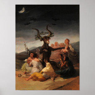 Witches' Sabbath by Francisco de Goya Poster