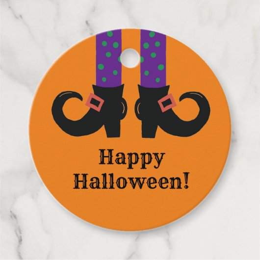 "Witches Shoes" Bedankjes Labels (Voorkant)