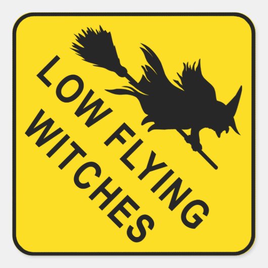 Witches Square Stickers (Voorkant)