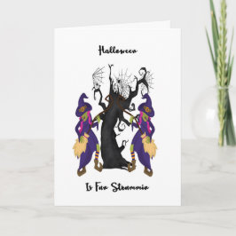 Witches Strummin op hun kamer Kaart