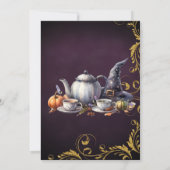 Witches Tea Party Kaart (Achterkant)