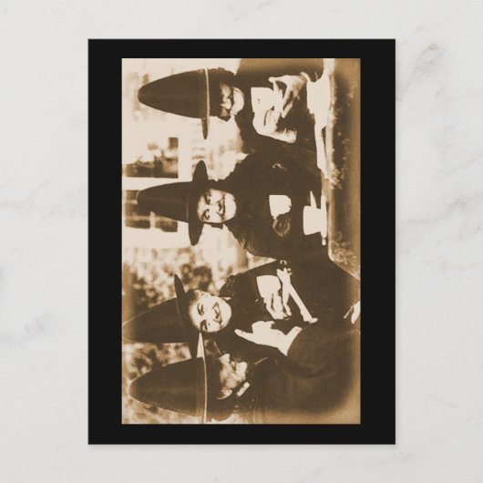 Witches Tea Party - sepia Briefkaart (Voorkant)