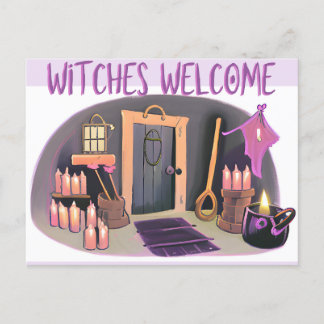 Witches Welkom Briefkaart