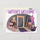 Witches Welkom Briefkaart (Voorkant / Achterkant)
