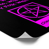 Witches Wizards en Fairy Folk Welcome Poster (Hoek)