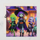 Witches & Wizards Themed Invitation (Devant / Derrière)