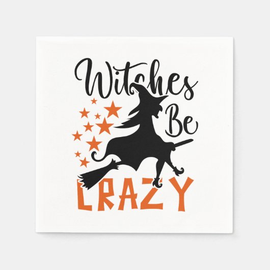Witches zijn gek servet (Voorkant)