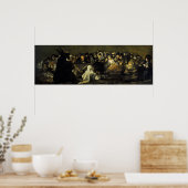 Witches'Sabbat | De Grote Hij-Goat van Francisco Poster (Keuken)