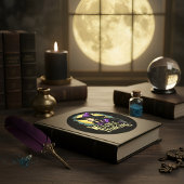 Witchfull Thinking Halloween Witch Thinking ontwer Ronde Sticker