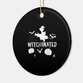Witchinated Halloween 2021Costume Funny Witch Keramisch Ornament (Links)
