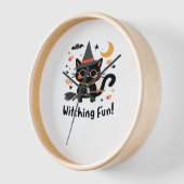 Witching Fun Zwarte Kat met Bezem – Schattigee Hal (Hoek)