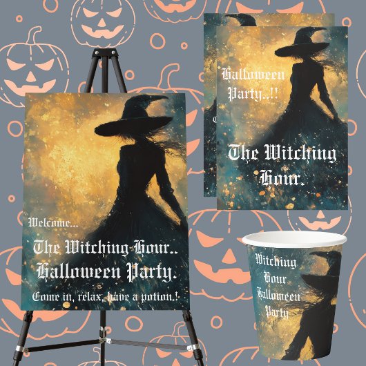 Witching Hour Halloween Uitnodiging