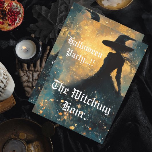 Witching Hour Halloween Uitnodiging
