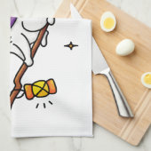 Witching hour theedoek (Quarter Fold)