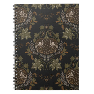 Witching Vine Folkloric Halloween Pumpkin Pattern Notitieboek