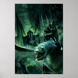 Witchking Riding Fellbeast Poster