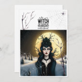 Witch's Birthday Bash en quote Kaart (Voorkant / Achterkant)