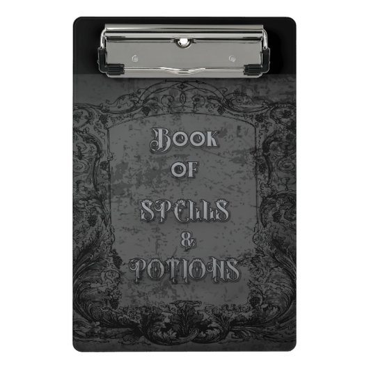 Witch's Book of Spells and Potions Mini Klembord (Voorkant)