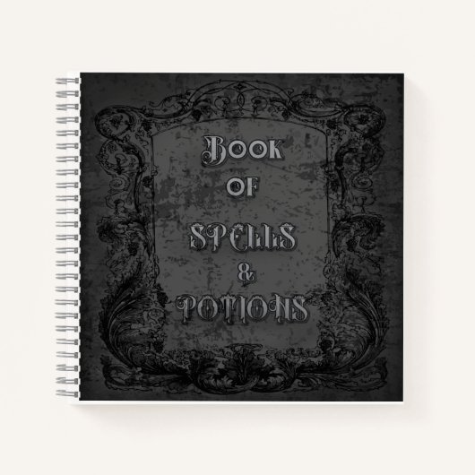 Witch's Book of Spells and Potions Notitieboek (Voorkant)