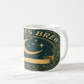 Witch's Brew - Crescent Moon & Stars  Badge Koffiemok (Voorkant rechts)