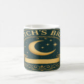 Witch's Brew - Crescent Moon & Stars  Badge Koffiemok (Center)