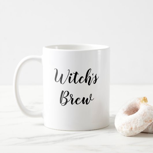 Witch's Brew Halloween Coffee Mok (Met donut)