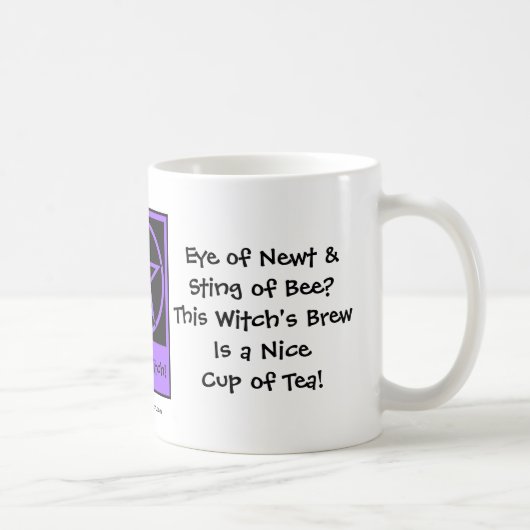 Witch's Brew is een mooi bekertje van de Mok van T (Rechts)
