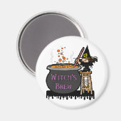 Witch's Brew Magnet Magneet (Voorkant / Achterkant)