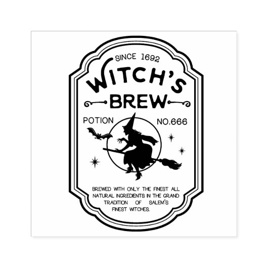Witch's Brew Rubberstempel (Afrduk)