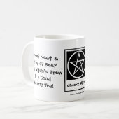 Witch's Brew. Wiccan Tea-verslaafden Cup/Mok Koffiemok (Voorkant links)