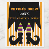 Witch's Brew Wijn Etiket (Enkel label)