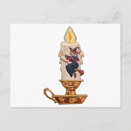 Witch's Candle ( Halloween Kaart) Briefkaart (Voorkant)