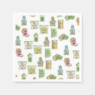 Witch's drankpatroon dubbel servet