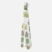 Witch's drankpatroon dubbel stropdas (Achterkant)