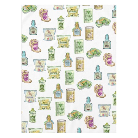 Witch's drankpatroon dubbel tafelkleed (Voorkant)