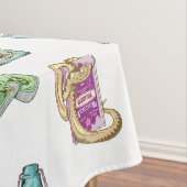 Witch's drankpatroon dubbel tafelkleed (Voorbeeld)