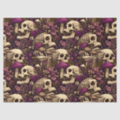 Witch's Garden Skull Purple Pumpkin  Tissuepapier (Voorkant)