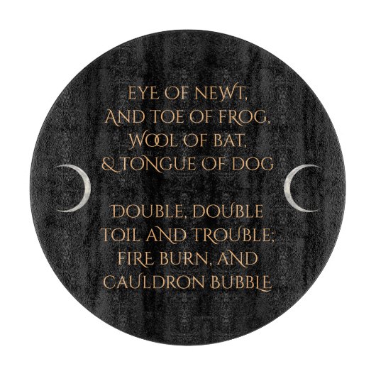 Witch's Glass Cutting Board Snijplank (Voorkant)