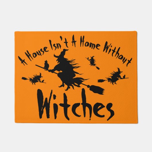 Witch's Home Halloween Deurmat (Voorkant)