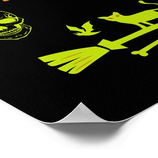 Witch's Kitchen Halloween Poster (Hoek)