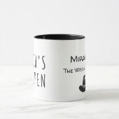 Witch's Kitchen Magic Personalize Name Black Mok (Midden)