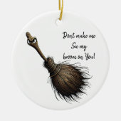 Witch's Pet Broom Ornament (Voorkant)