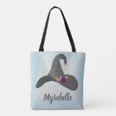 Witch's Pet met Flowers Gepersonaliseerd Draagtas (Achterkant)